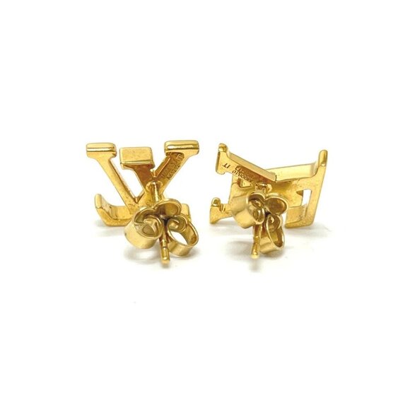 LOUIS VUITTON M00610 LV Iconic Dorelle Accessories Pierce Metal Gold - Picture 5 of 5